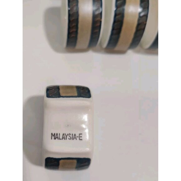 MIKASA ARABELLA 11 NAPKIN RINGS 2" EUC Or In Set Of 4 Or 5 Or 6 Or 8 - Picture 7 of 9